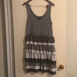 H&M Tank dress with ruffles